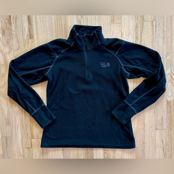 Women’s Black Mountain Hardwear Microchill Quarter Zip Fleece Jacket, Sz Medium - Picture 2 of 7